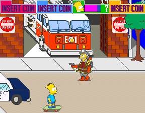 The Simpsons (4 Players World, set 1) Screenshot 1